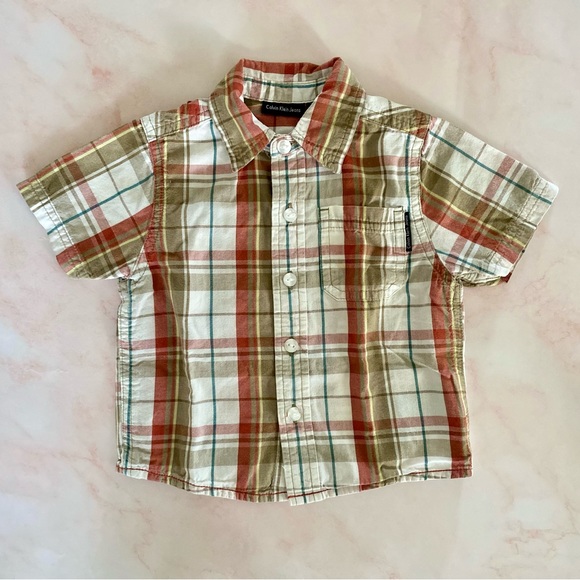 Calvin Klein Jeans Baby Button Down Shirt | 12 Months - Picture 1 of 6